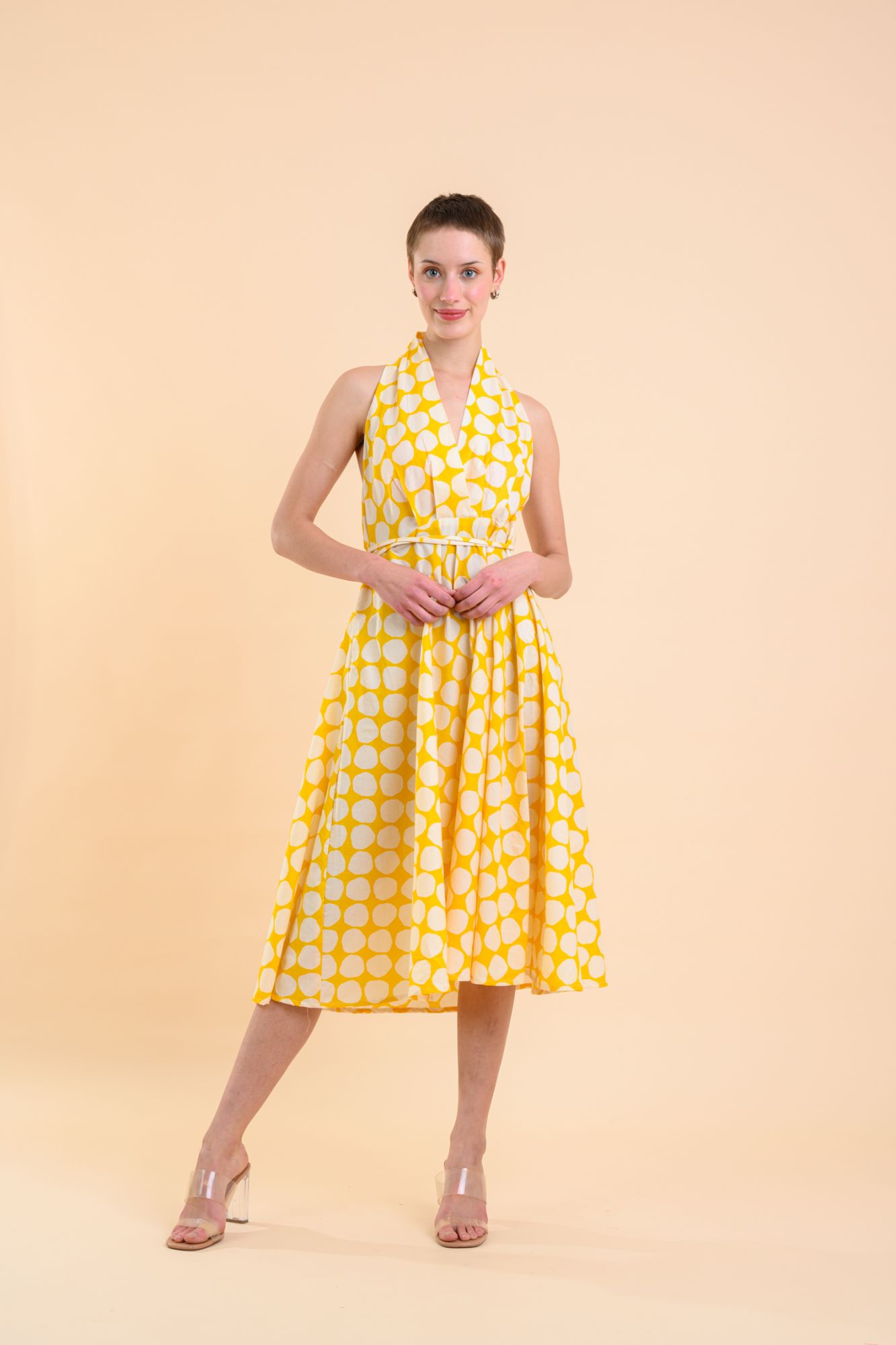 Leticia Dress Popole Yellow