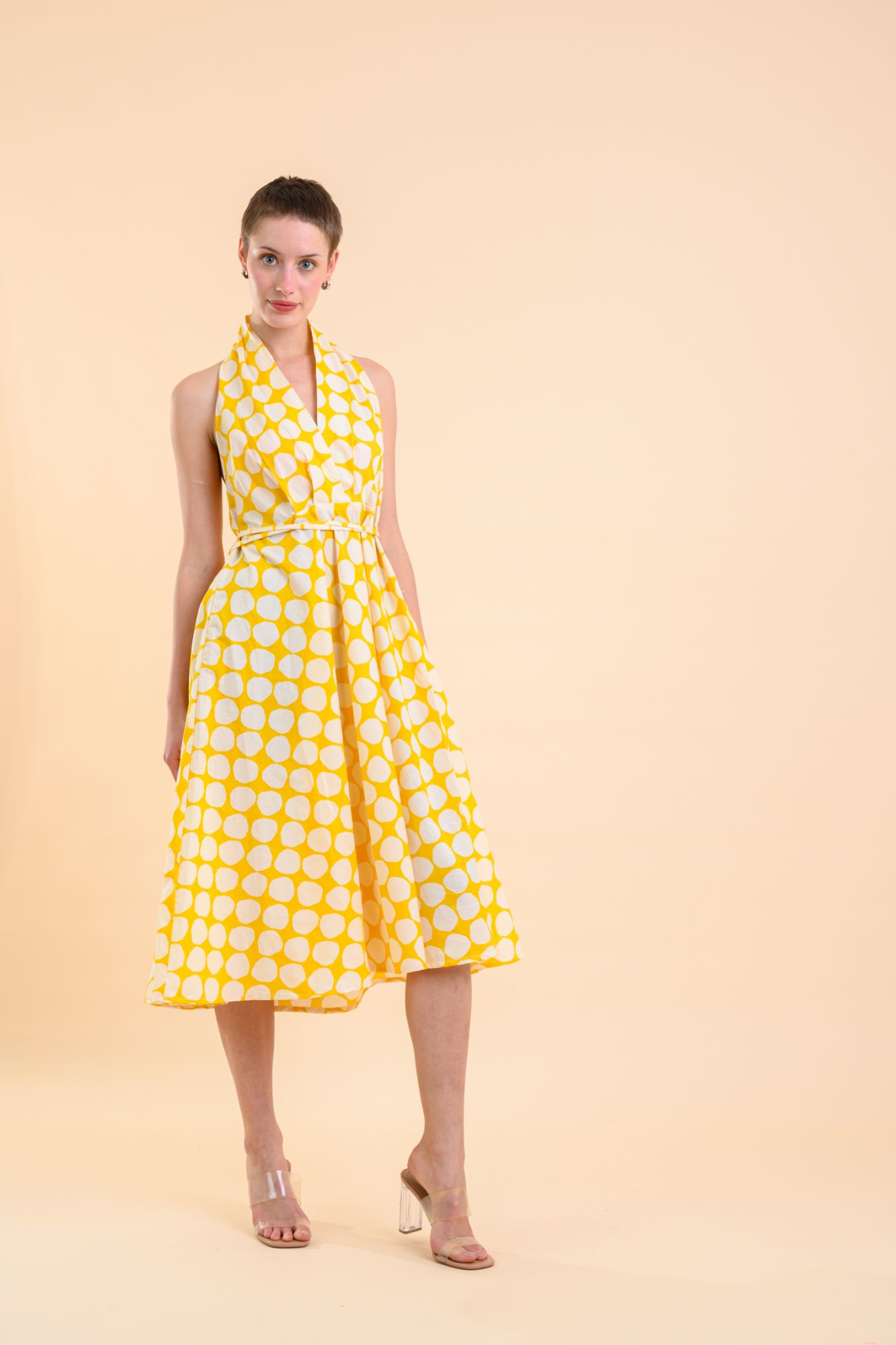 Leticia Dress Popole Yellow