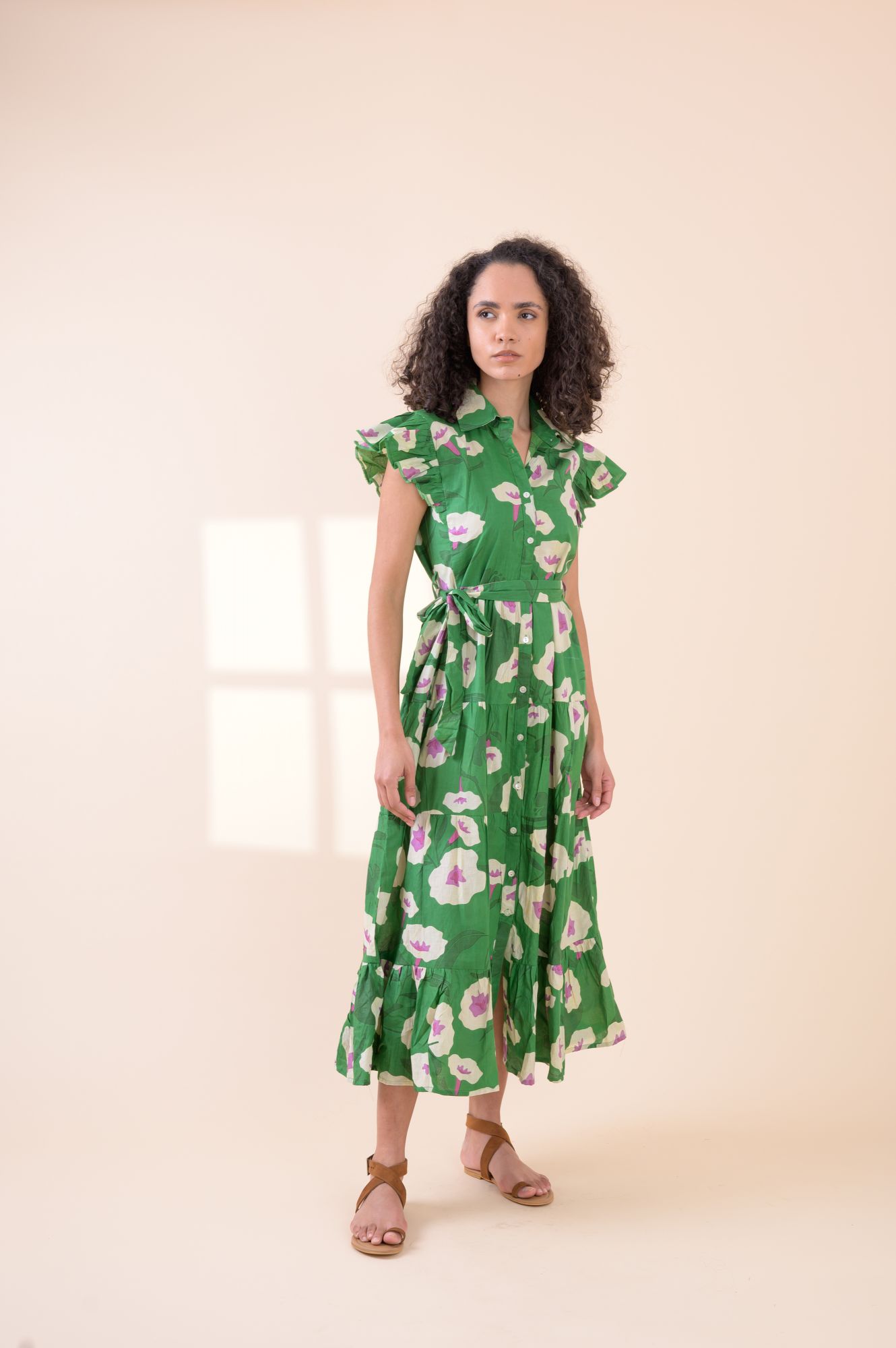 Longbeach Dress Fluer Green