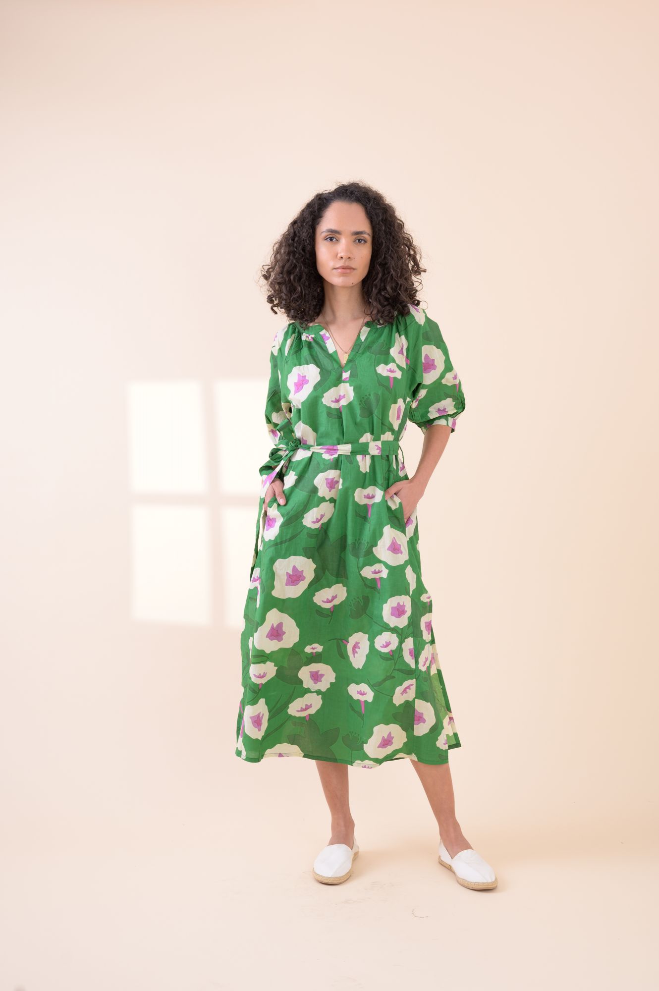 Pitcher Dress Fluer Green