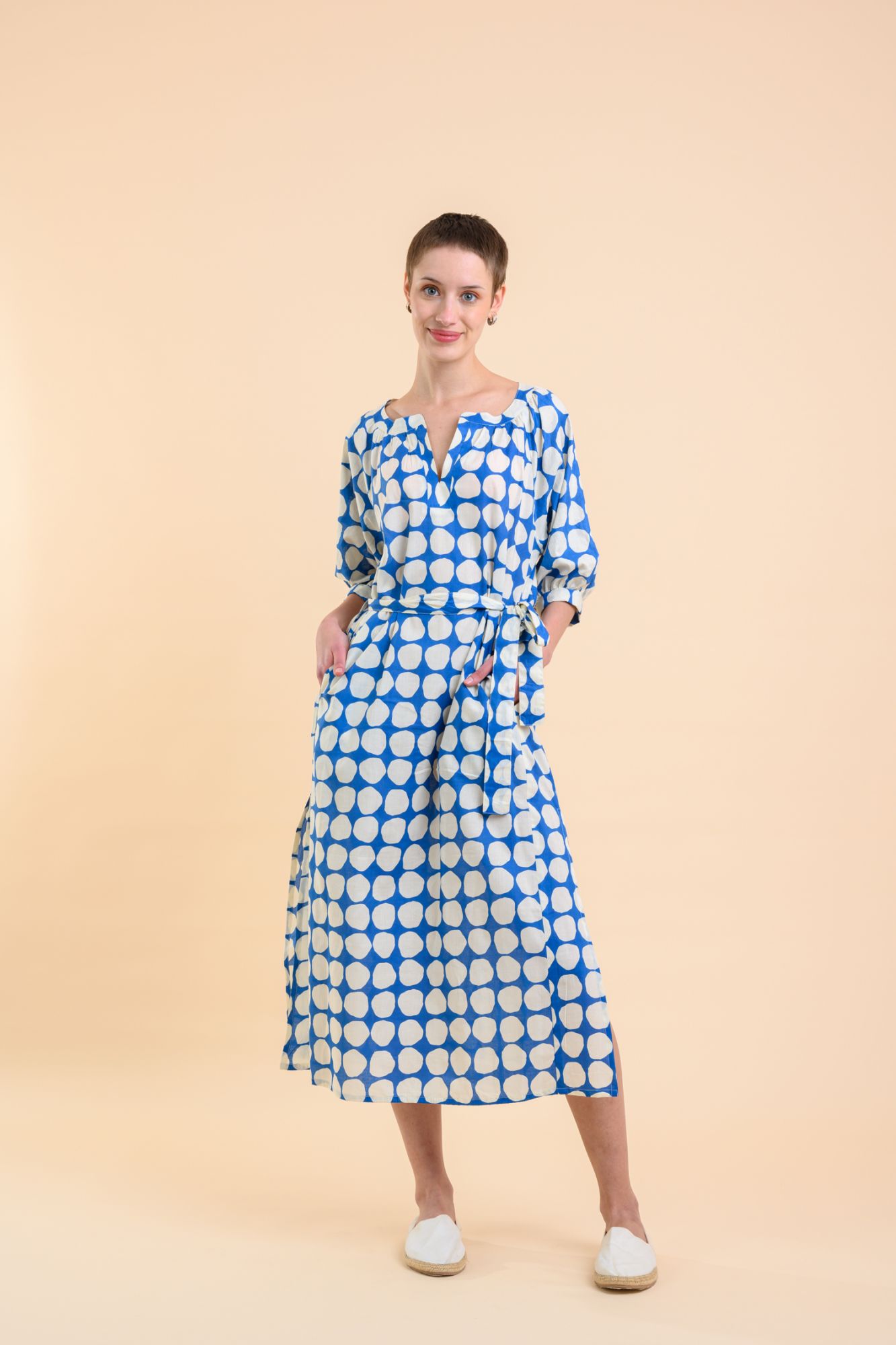 Pitcher Dress Popole Blue