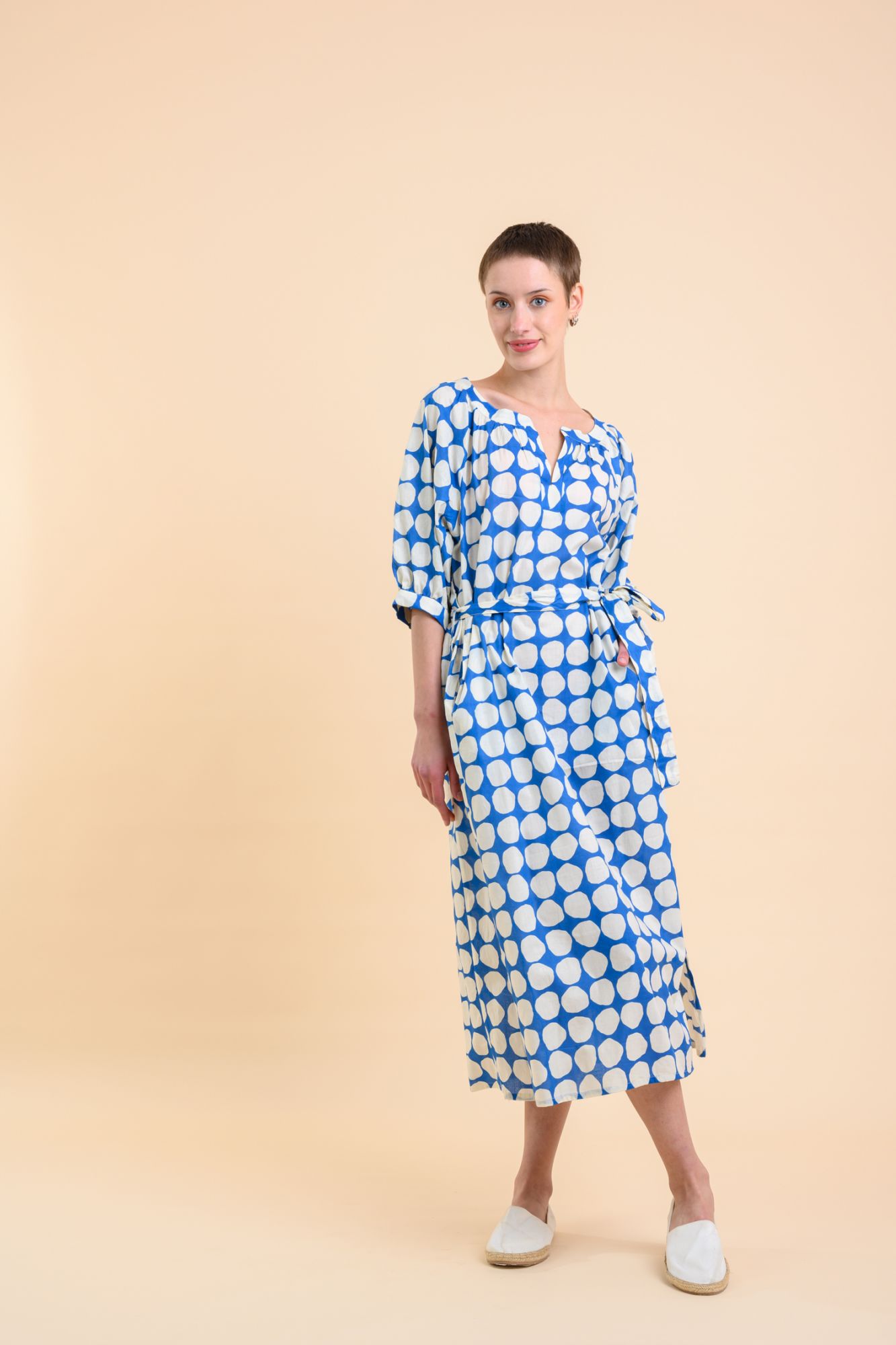 Pitcher Dress Popole Blue