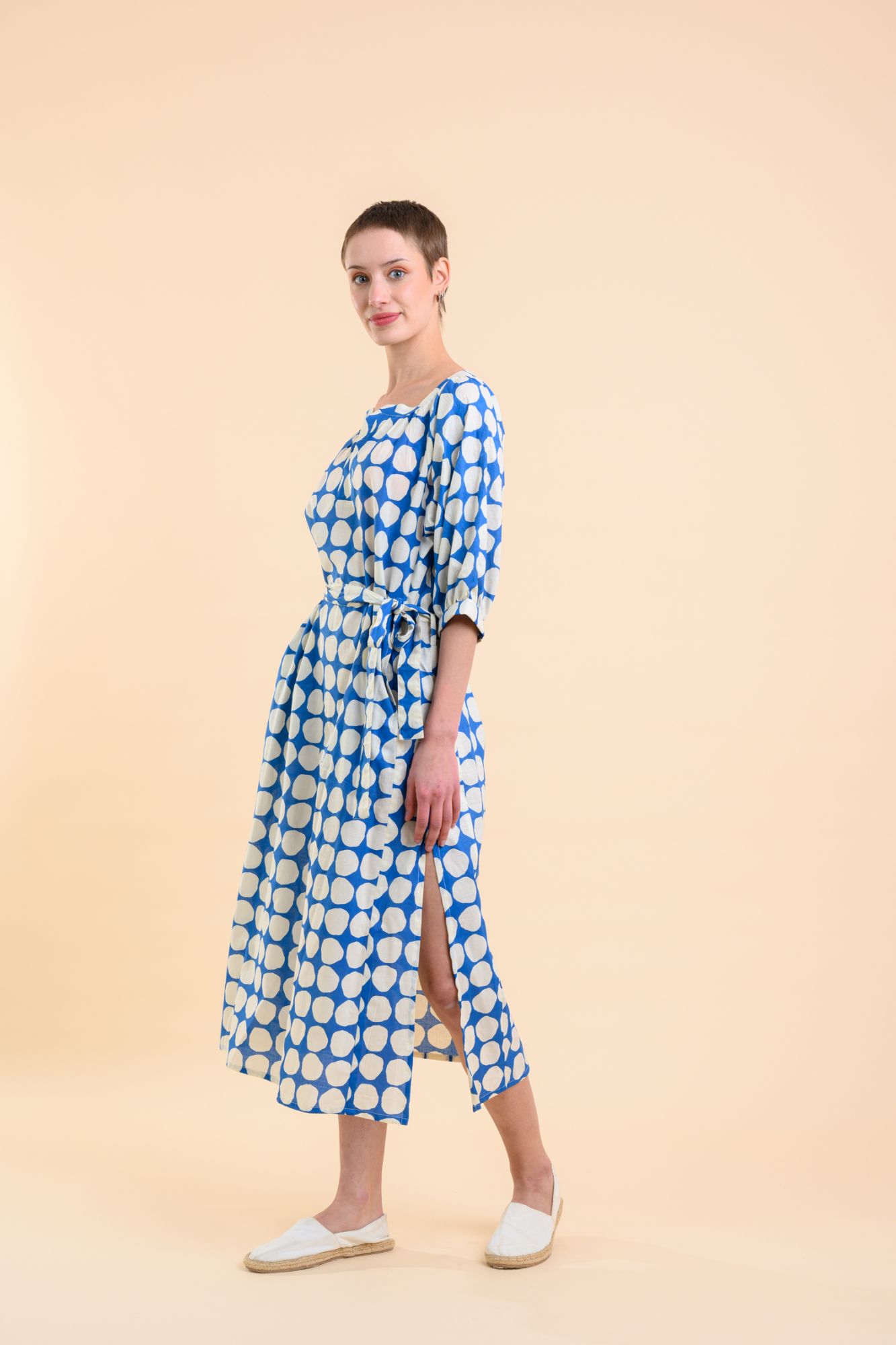 Pitcher Dress Popole Blue