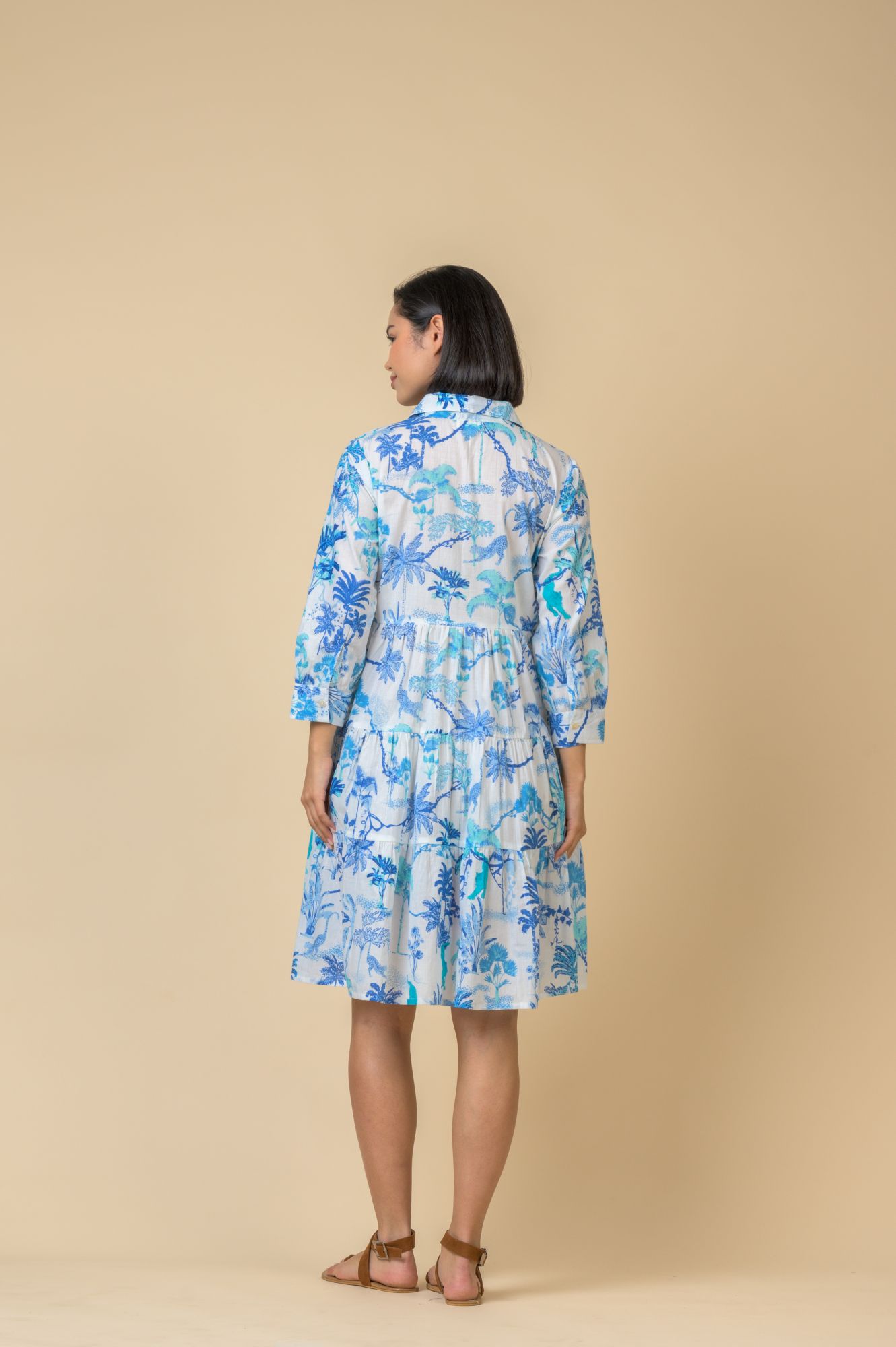 Sapphire Dress Toile Blue
