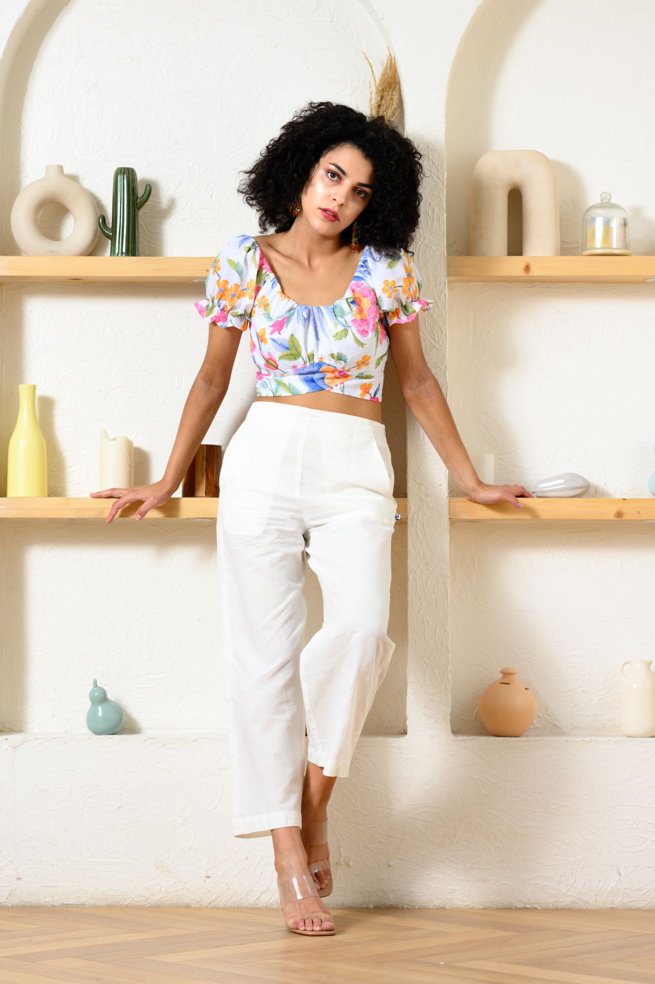 Titli Top Ikigai White