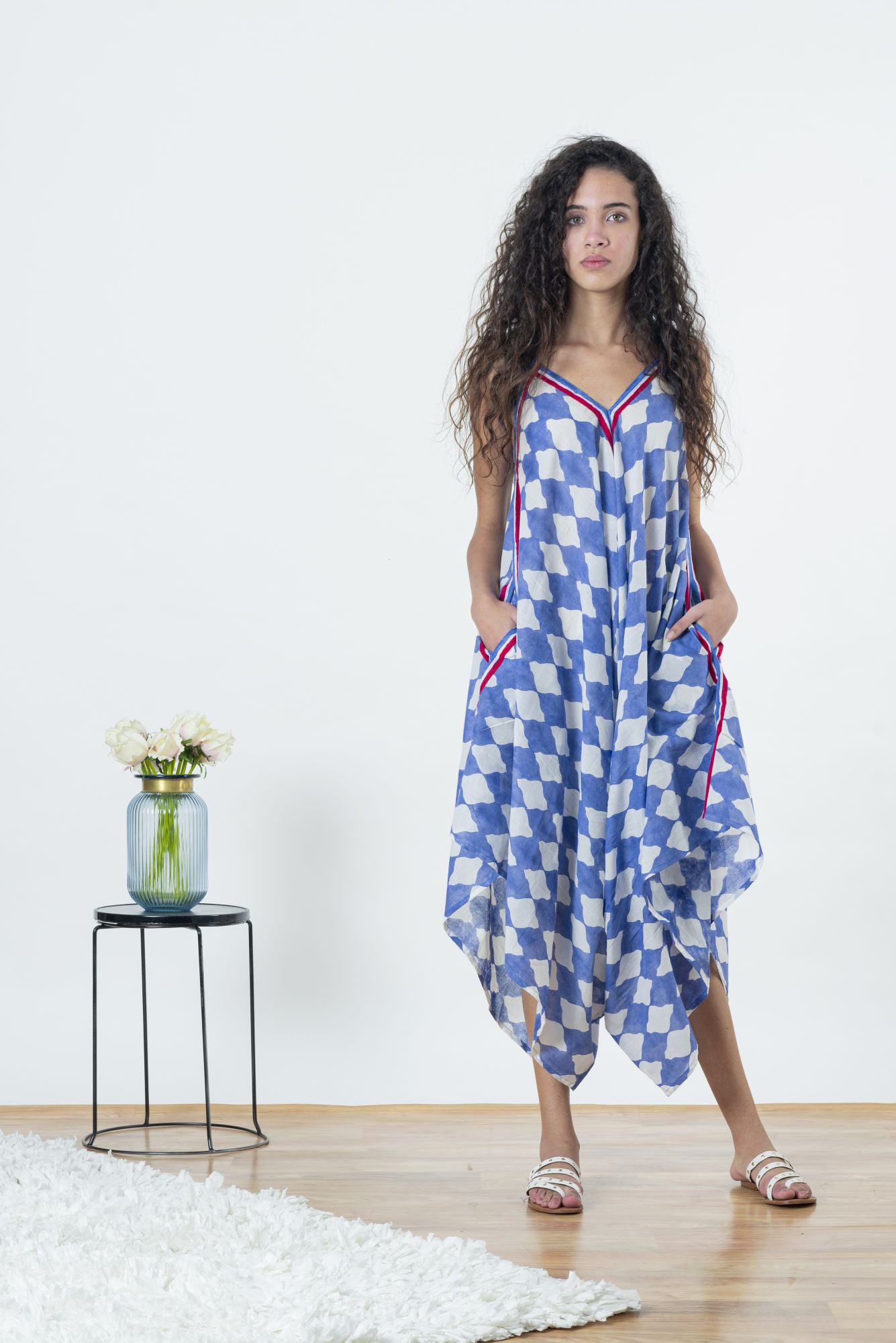 Tobago Jumpsuit Blue Diamond