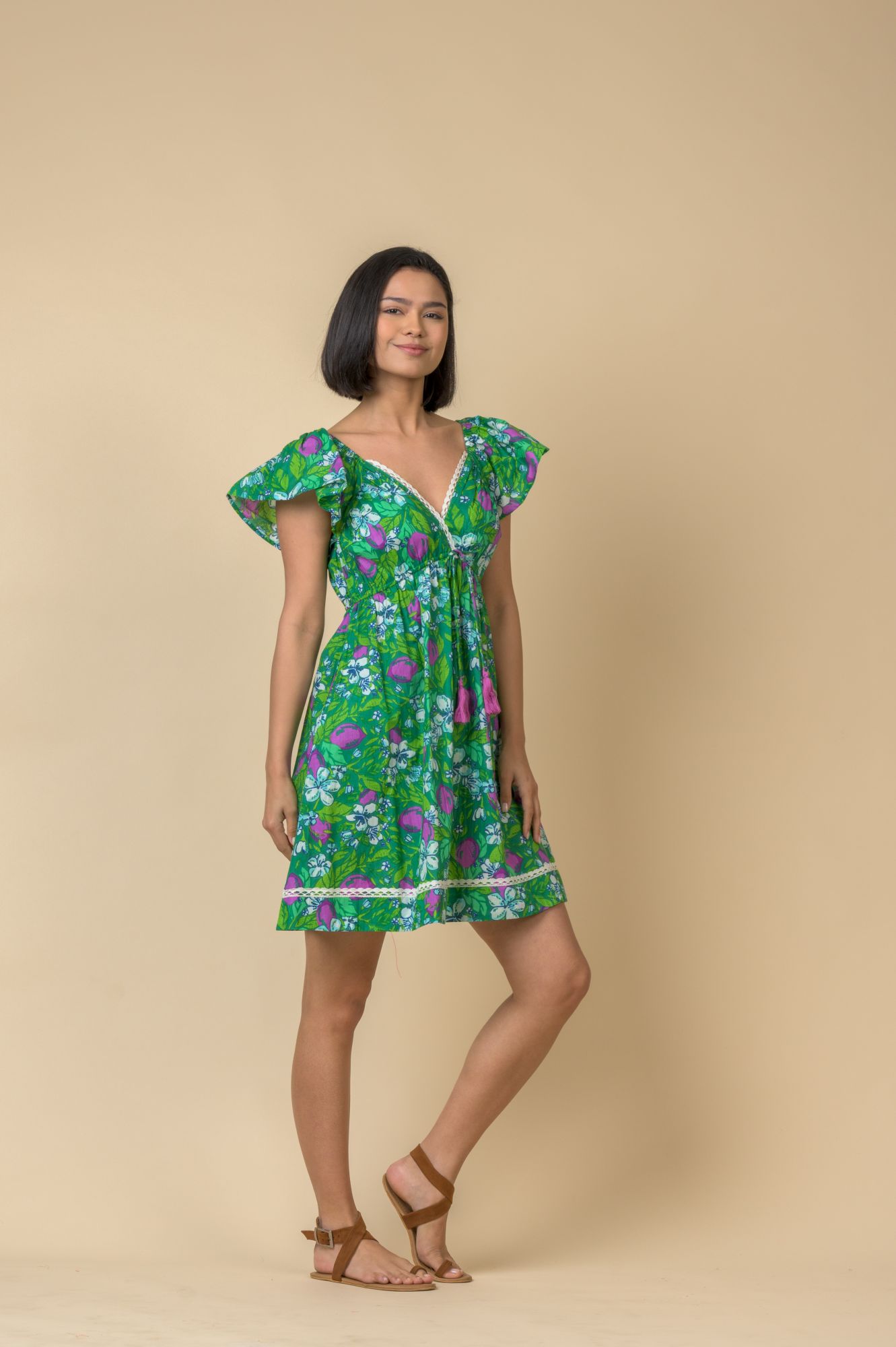 Viva Dress Citrine Green