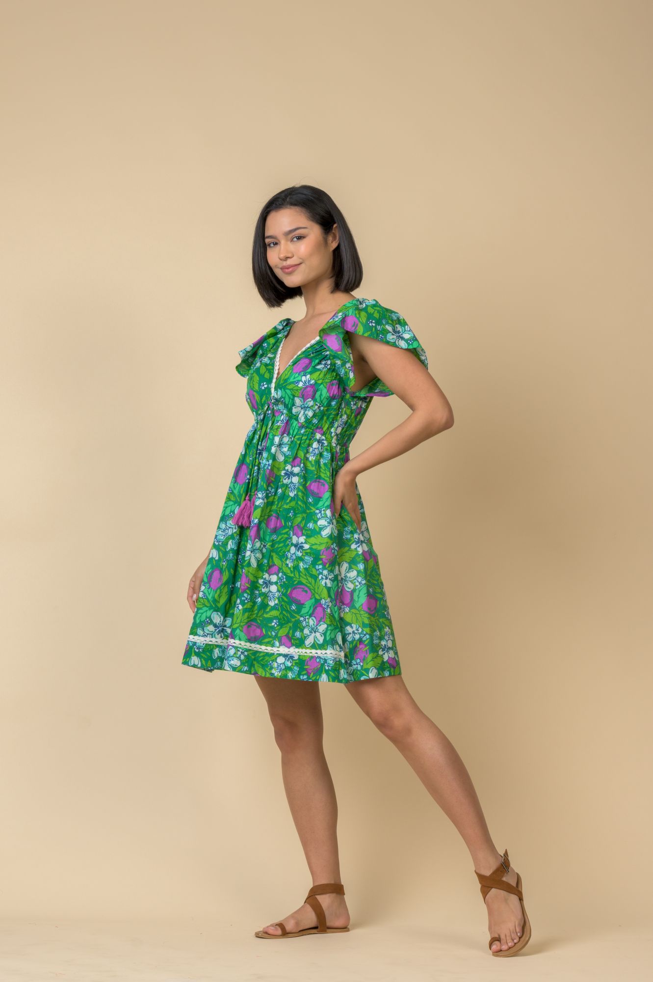 Viva Dress Citrine Green