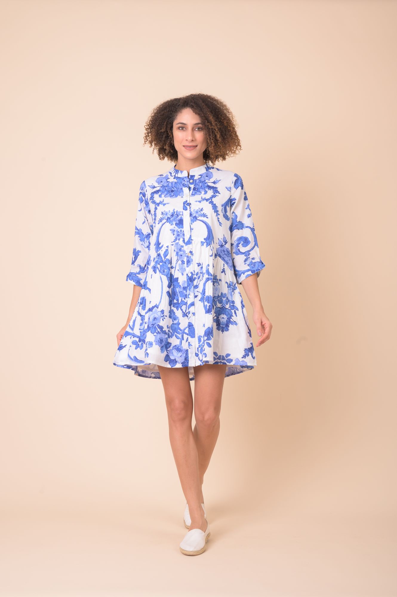 Wispy Dress Peony Blue