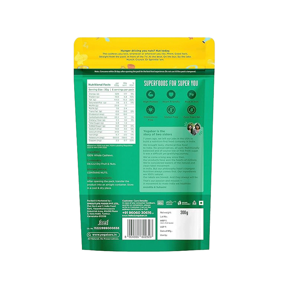 Yogabar Super Nuts – Cashews