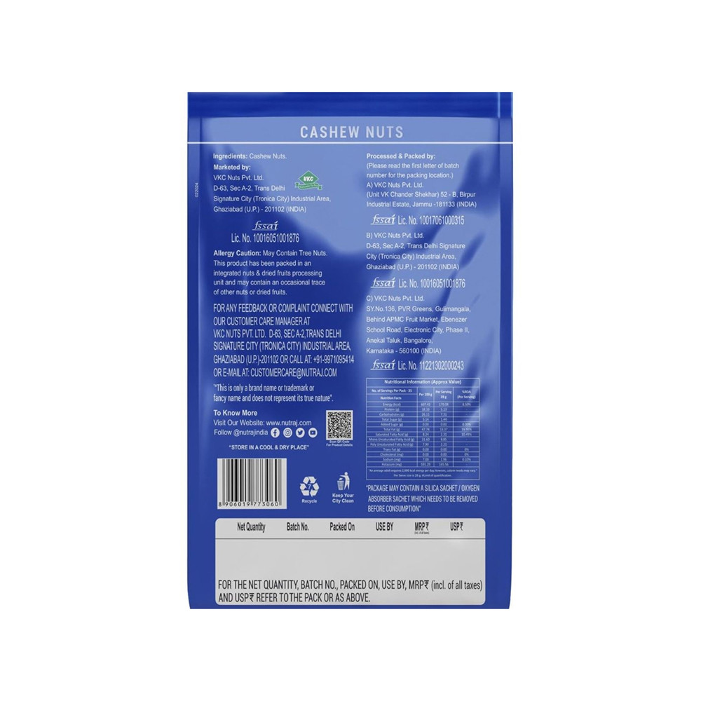 Nutraj Cashews (Kaju)