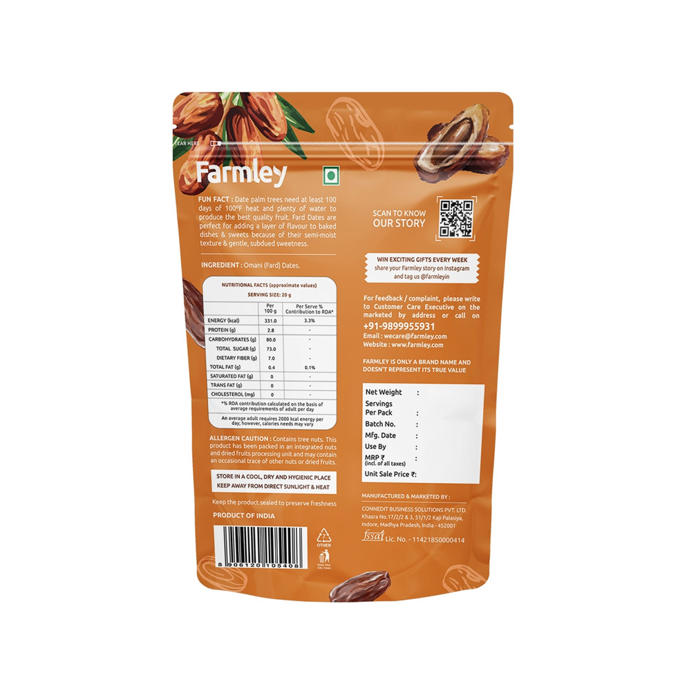 Farmley Omani Seeded Dates Fard Pouch