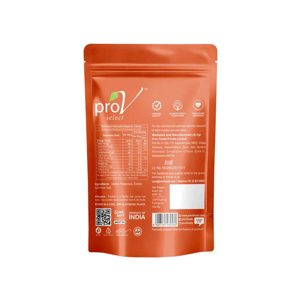 Prov Select Roasted & Salted Pistachios