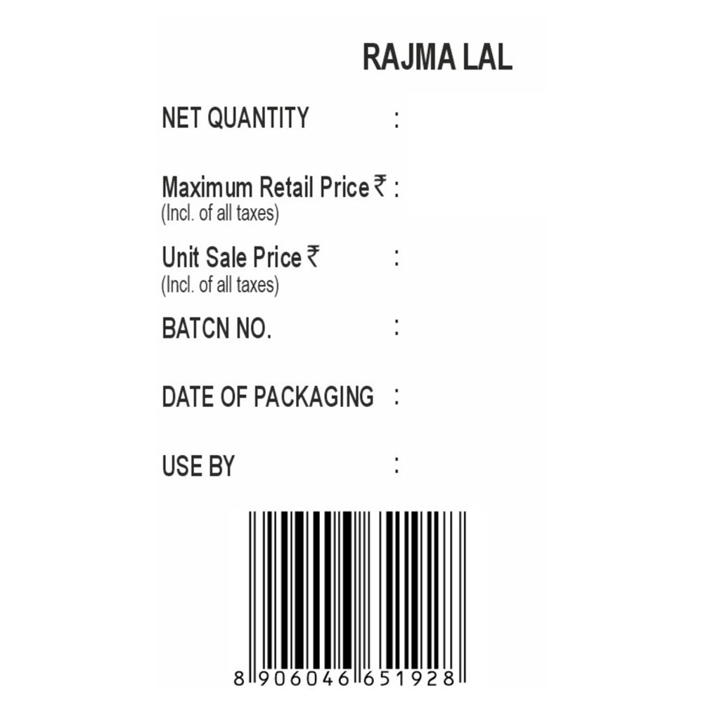 Sagar Shuddh Aur Swachh Rajma Lal