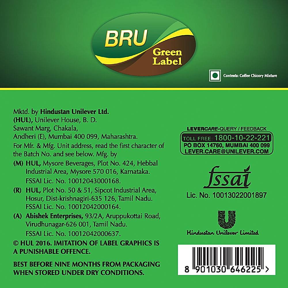 Bru Green Label Coffee