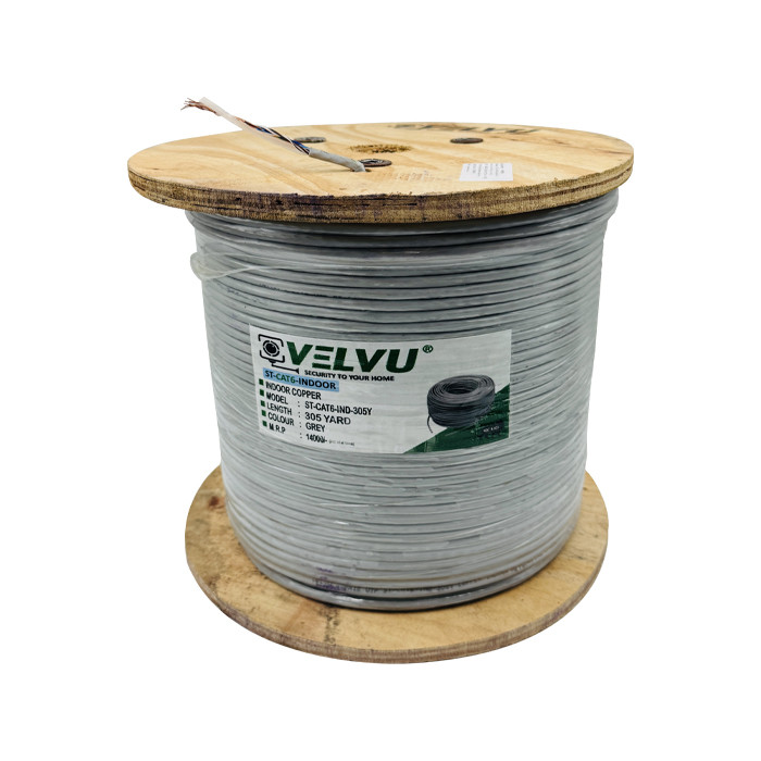 Velvu Indoor CAT-6 Cable ST-CAT6-IND-305Y (Length: 305 yd.)