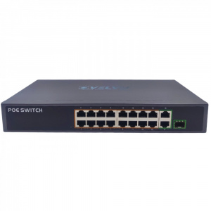 Image of VELVU 16 PORT POE SWITCH WITH 2 GIGA UP-LINK AND 1 SFP ST-POE-3116-G2-S1