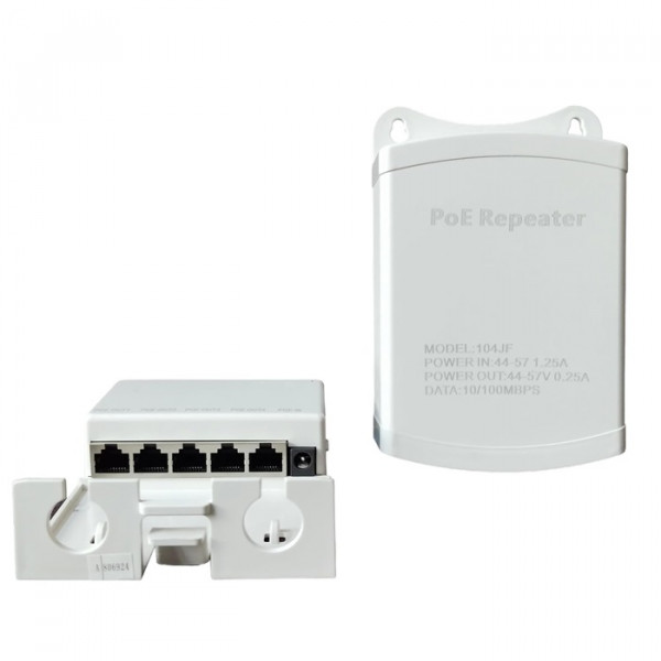 Image of 4 PORT POE EXTENDER 104JF-OUT (1 INPUT TO 4 OUTPUT)