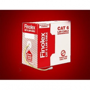 Image of Finolex 4 Pair 23 AWG CAT-6 UTP Cable 305mtr