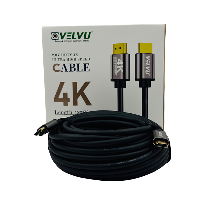 Velvu 2.0V HDMI 4K Cable 15 Mtr