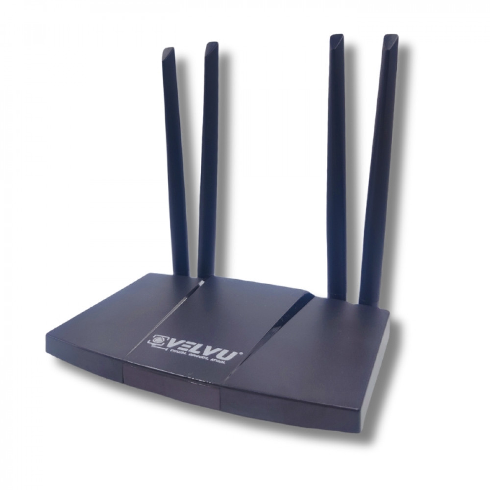 Velvu 5G SIM Support WIFI Router with 2 LAN / Wan Port and 4 Antennas ...