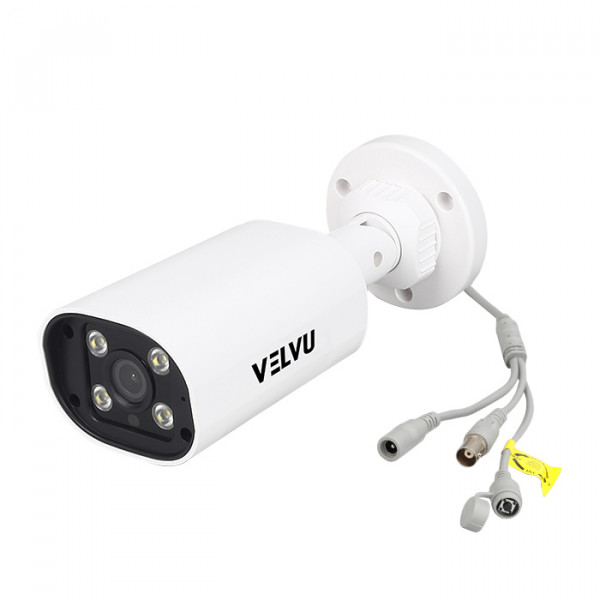 Image of Velvu 2MP HD Color and Audio Bullet Camera with OSD Button ST-VB HD2001WLA-OSD