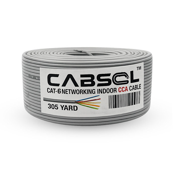 CABSOL CAT-6 CCA Cable ST-CAT6-CCA (305 yd.)
