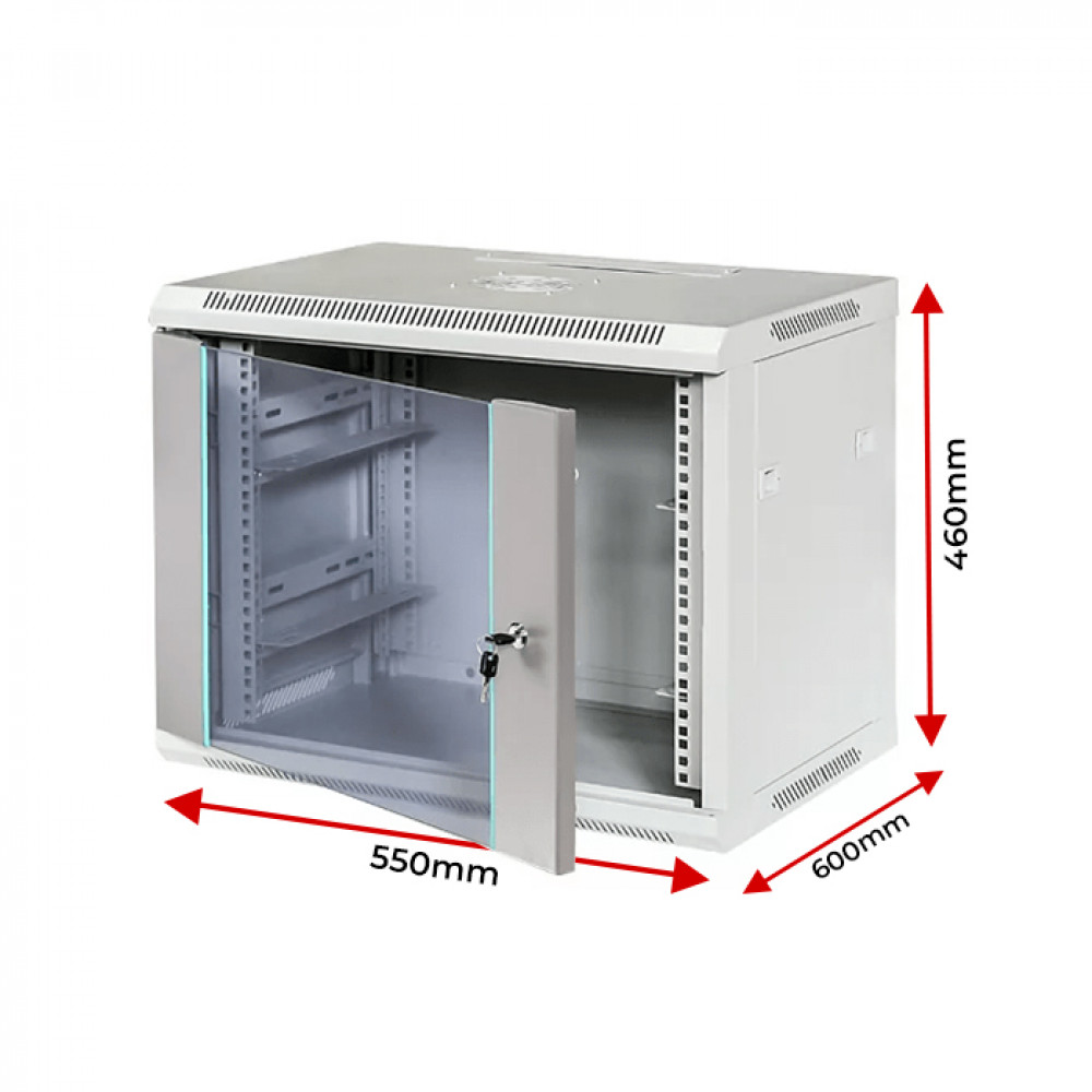 Indoor Metal 9U Rack 600D