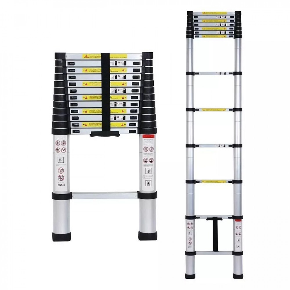 ALUMINIUM TELESCOPIC LADDER 5MTR VT500