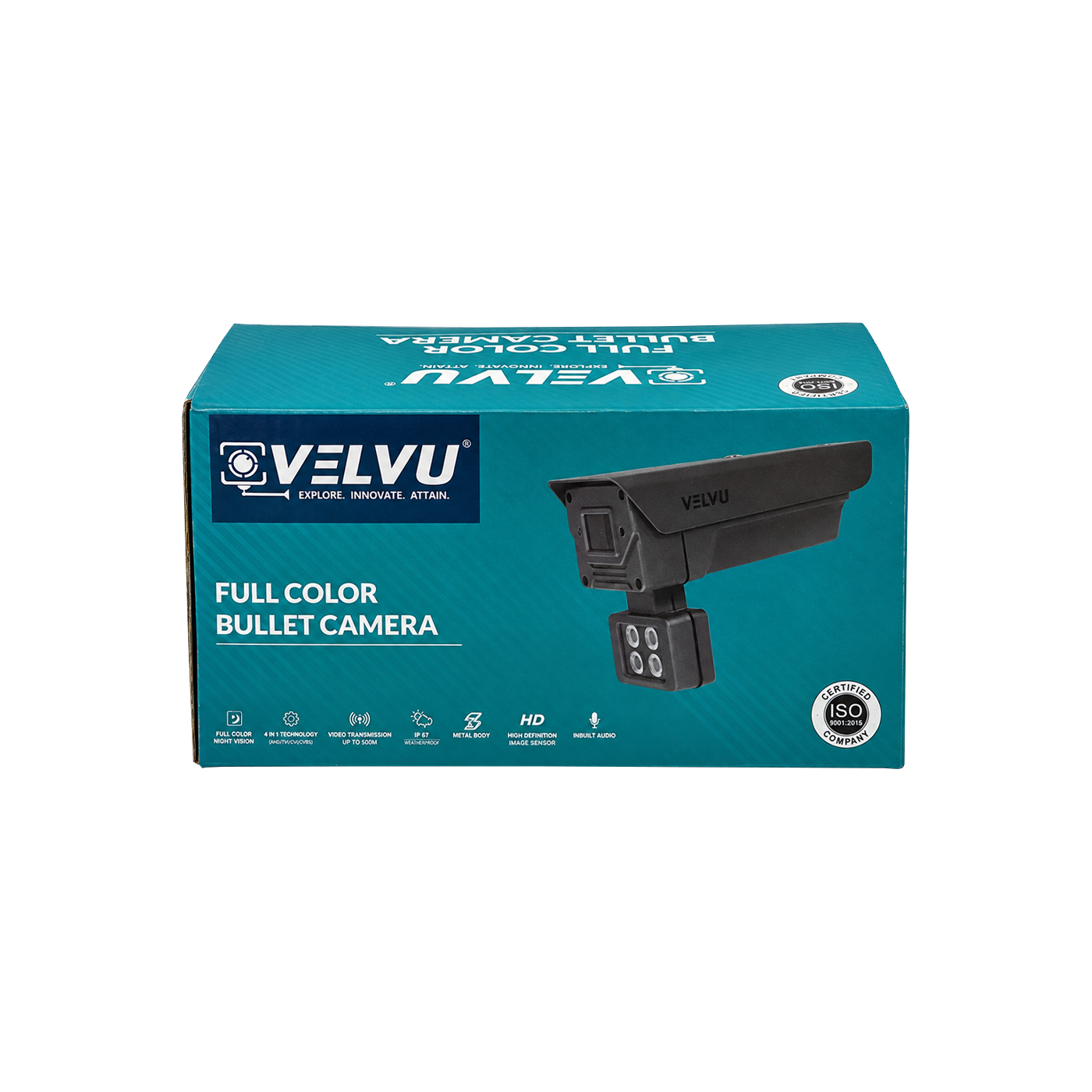 ST-VB HD2002WLA12 | Velvu 2MP HD Color In-Built Audio Bullet Camera (Lens: 12mm)