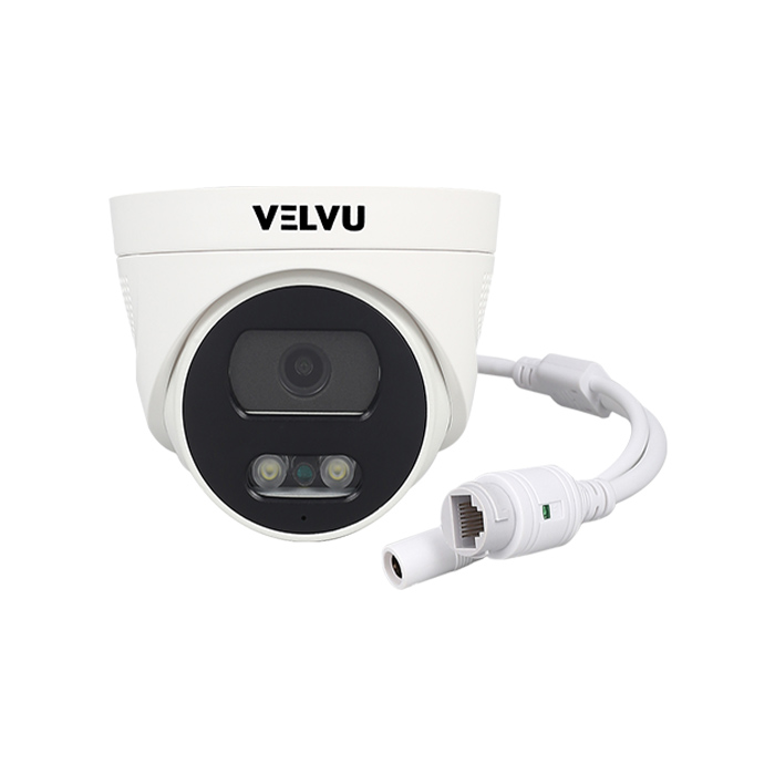 VD-IP-5S01DL28A | Velvu 5MP IP Dome Dual Light + Audio (Lens: 2.8mm)