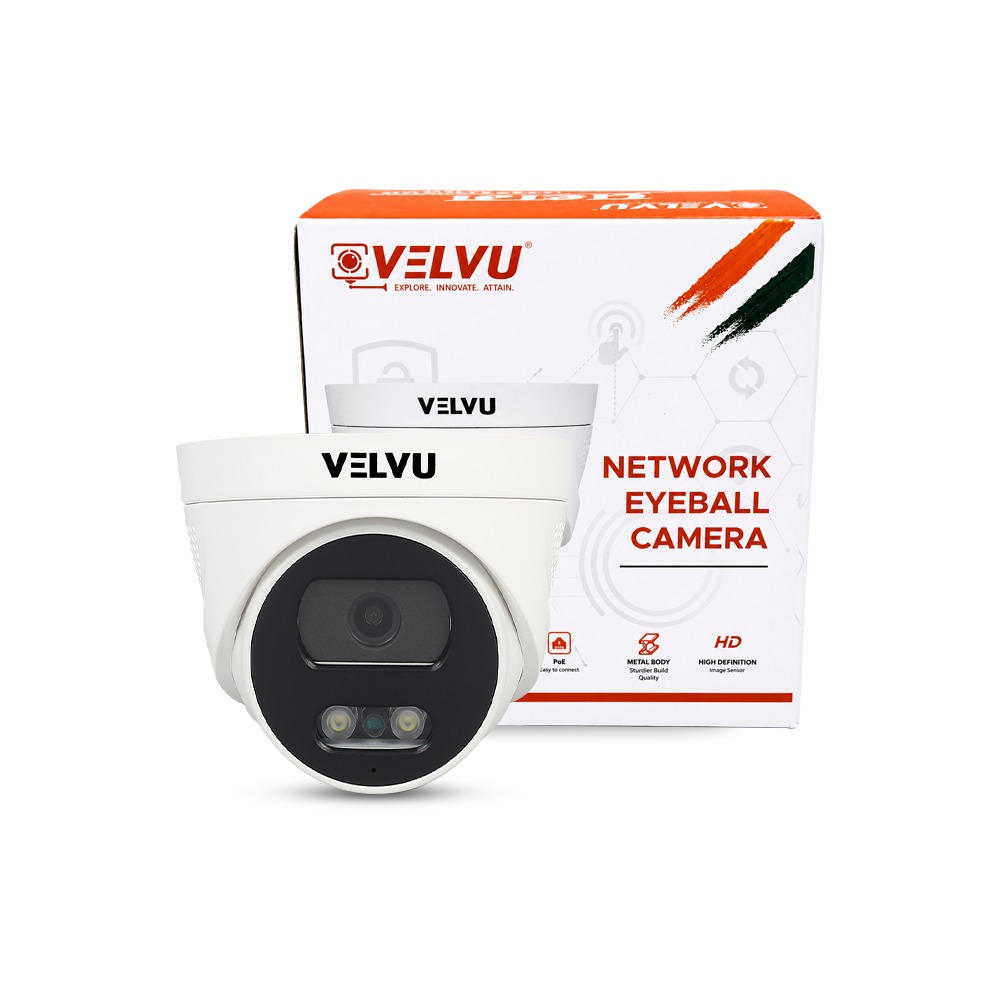 VD-IP-5S01DL28A | Velvu 5MP IP Dome Dual Light + Audio (Lens: 2.8mm)