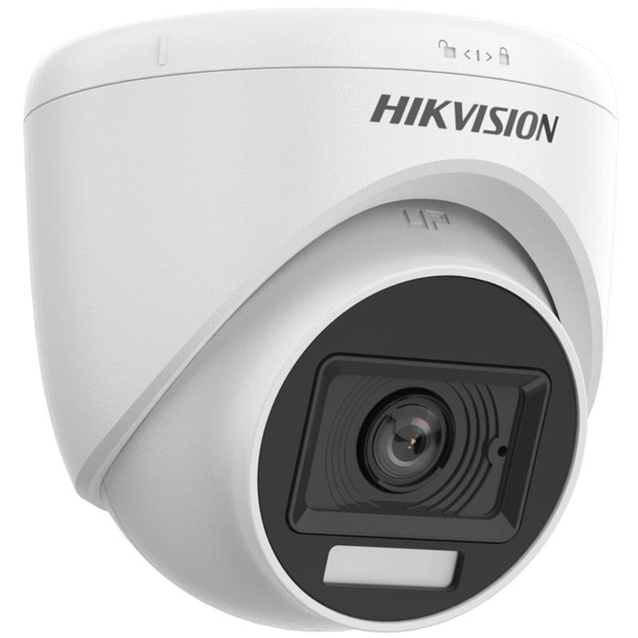 Hikvision 3MP HD 2K Smart Hybrid Light Audio Dome Camera DS-2CE76G0T-LPFS (2.8mm)