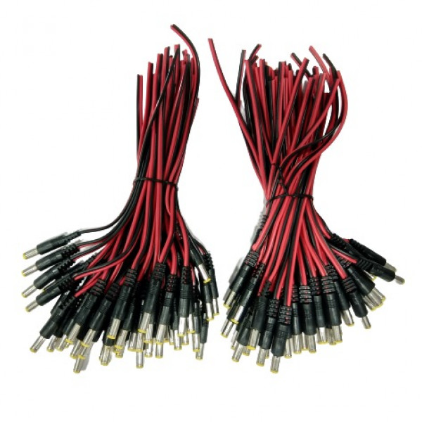 Image of Wire DC Red/Black Connector (MOQ: 100 pcs)