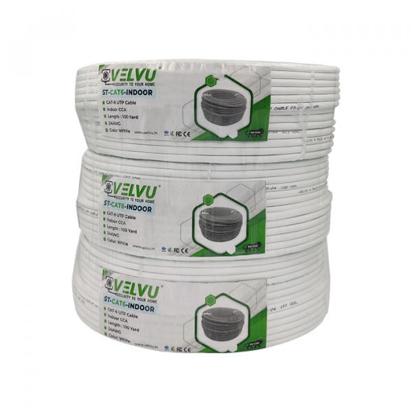 Image of Velvu Indoor CAT-6 CCA Cable ST-CAT6-INDOOR-CCA (Length: 100 yd) (MOQ: 3 pcs)