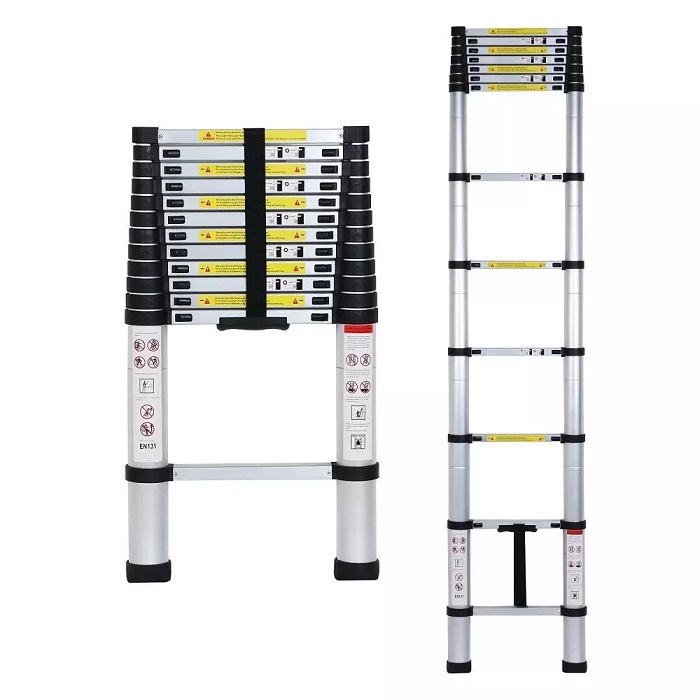 ALUMINIUM TELESCOPIC LADDER 2.6MTR VT260