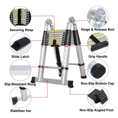 JOINT TELESCOPIC LADDER 2.2M+2.2M VT440B
