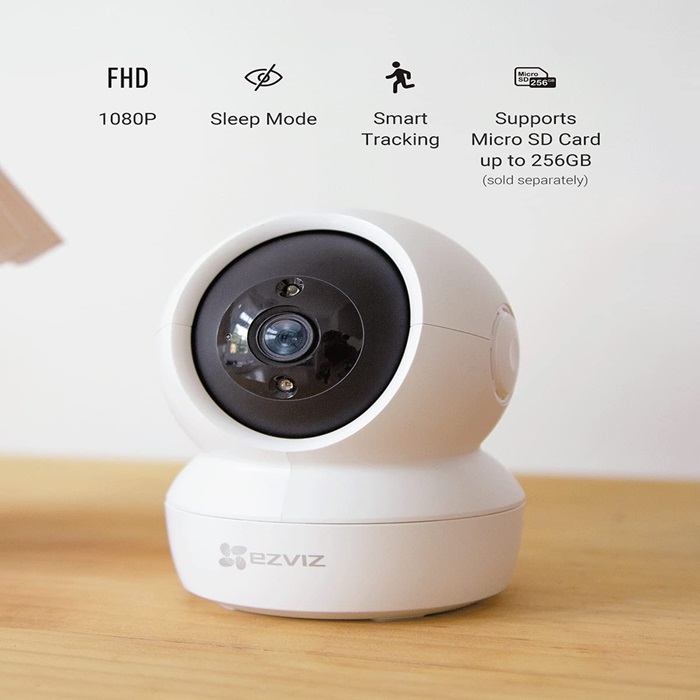 Ezviz 2MP Pan & Tilt Smart Home Wi-Fi Camera CS-H6C-PRO
