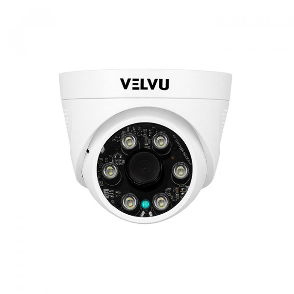 Image of VD-IP-5S01DL18A | Velvu 5MP IP Fish-Eye Dome Dual Light + Audio (Lens: 1.8mm)