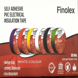 Image of Finolex PVC Electrical Insulation Tape (White color) (MOQ: 1 pc)