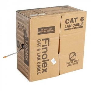 Image of Finolex 4 Pair 23 AWG CAT-6 U/UTP Cable 100 mtr