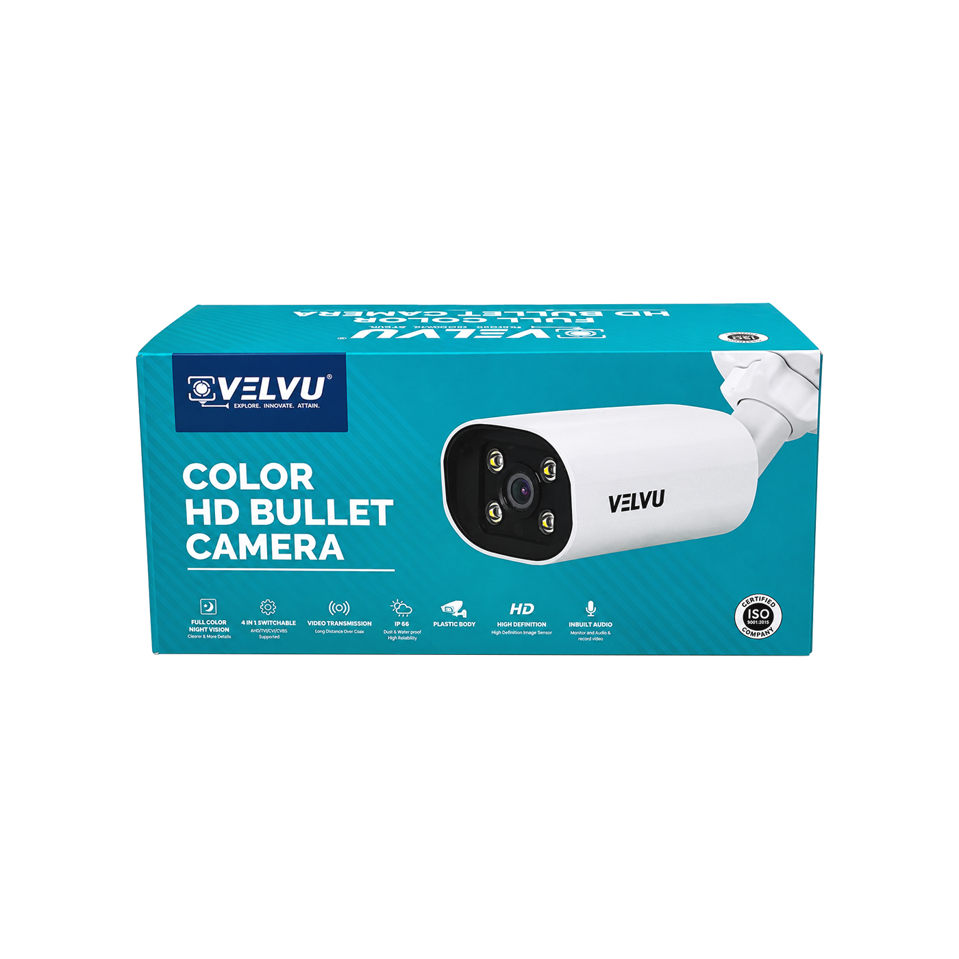 ST-VB HD2001WLA-OSD | Velvu 2MP HD Color and Audio Bullet Camera with OSD Button
