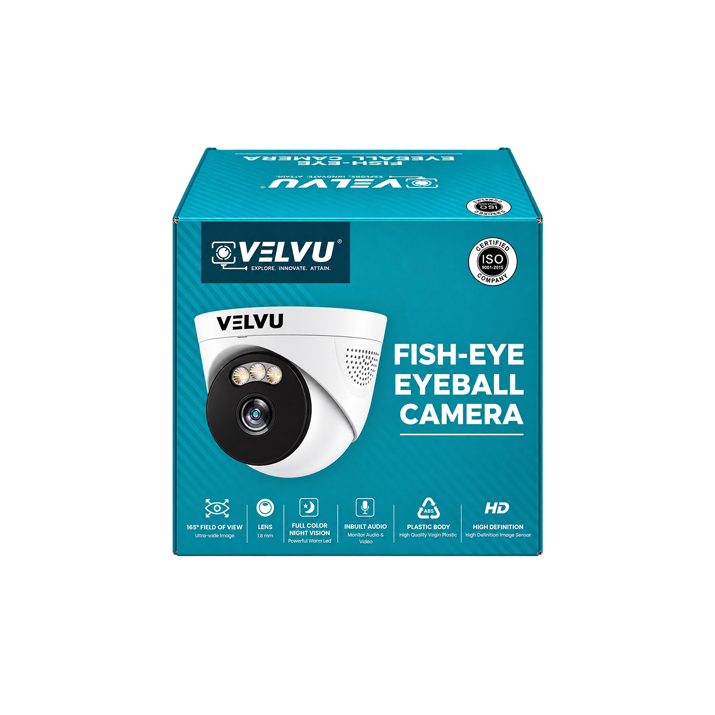 ST-VD HD2002WLA-FE | Velvu 2MP HD Color Audio Dome Fisheye Camera