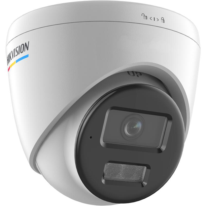 Hikvision 4K 8MP Outdoor PoE Turret IP Camera - Smart Hybrid Light, Human/Vehicle Detection, IP67