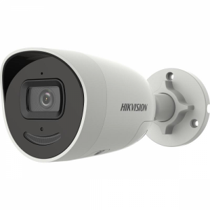 Image of Hikvision 4MP IP Strobe Light and Audio Bullet Camera DS-2CD2046G2-IU/SL (4MM)
