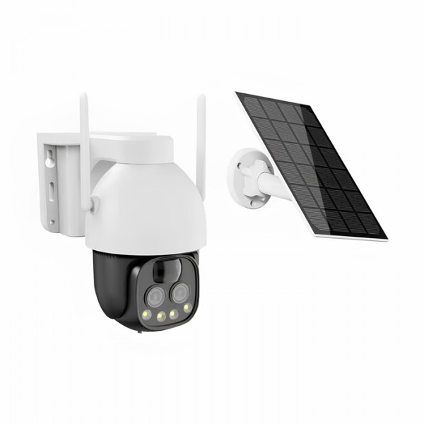 Image of 3MP 4G Solar Dual Lens Mini PT Camera 6822-B