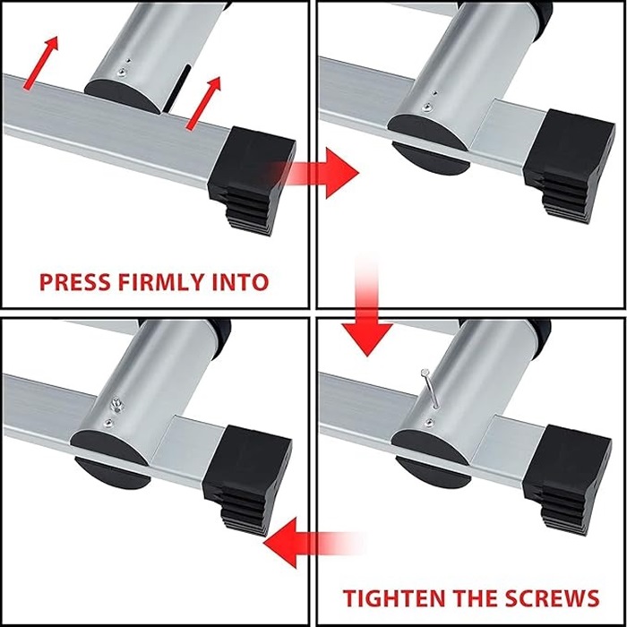 TELESCOPIC LADDER WITH STABILIZER BAR 7.2MTR ST-VLR-T720