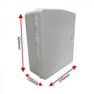 Image of Indoor PVC Rack POE Box with 3 Power Socket (Mini DVR Box) (Jumbo)