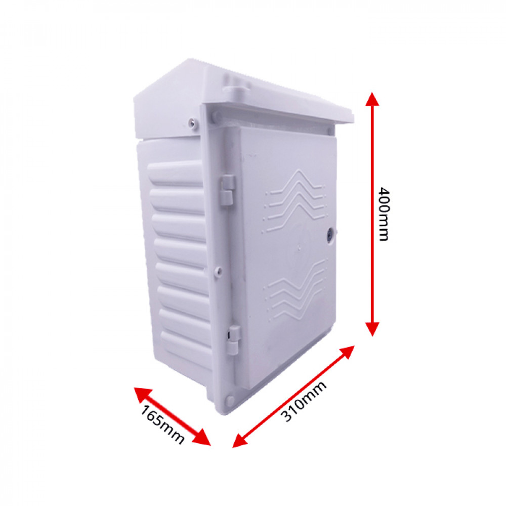 Outdoor Rack Box Outdoor Plastic Rack Box with 3 Power Socket (DVR Box)