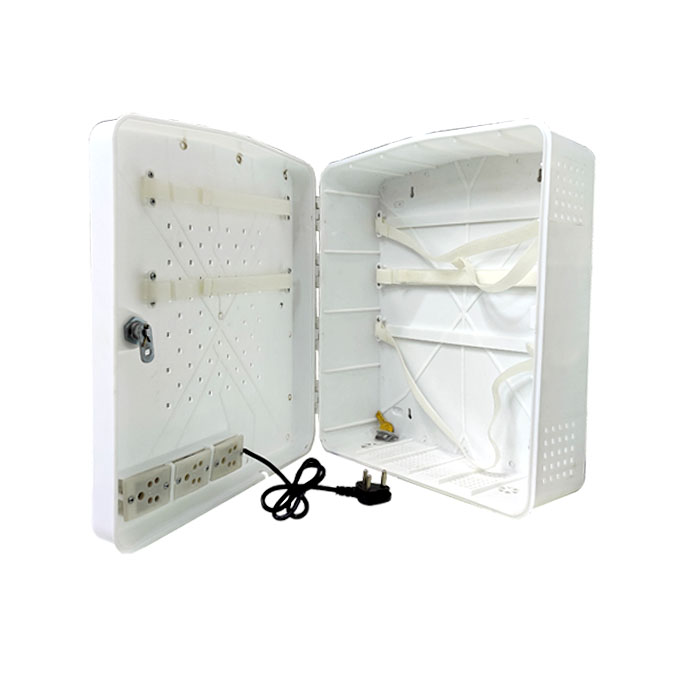 Pvc Socket Rack Indoor PVC Rack POE Box with 3 Power Socket (Mini DVR Box) (Jumbo)